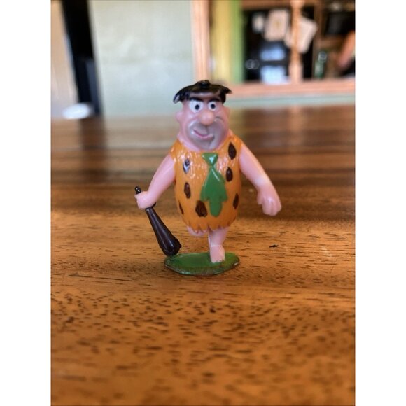Flintstones Fred Flintstone Figure by Marx Tinykins 1960s Cereal Toy RARE - Picture 11 of 11